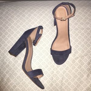Blue Strappy Heels Size 9